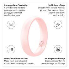 Load image into Gallery viewer, Rings Pearly Pink Silicone Ring For Women