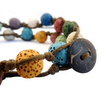 Load image into Gallery viewer, Bracelets Lava Stone Essential Oil Bracelet/Necklace Choker