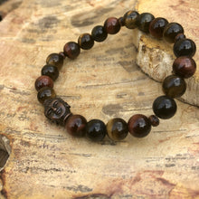 Load image into Gallery viewer, Bracelets Multi Tiger Eye & Buddha Gemstone Stretch Unisex Bracelet