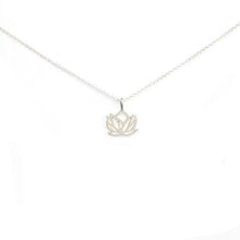Load image into Gallery viewer, Necklaces Silver Gold Inspiring Lotus Wish Necklace