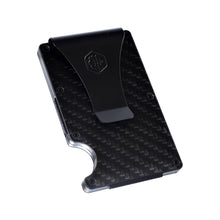 Load image into Gallery viewer, Wallet RFID Blocking Carbon Fiber Money Clip Wallet