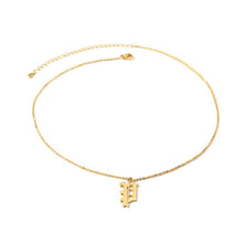 Load image into Gallery viewer, Necklaces Old English Initial Choker Necklace
