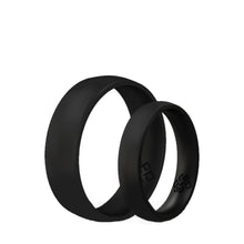 Load image into Gallery viewer, Rings Unisex Smooth Black Silicone Ring