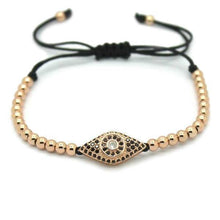 Load image into Gallery viewer, Bracelets 18K Gold Plated Beads and Sun Unisex Bracelet
