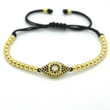 Load image into Gallery viewer, Bracelets 18K Gold Plated Beads and Sun Unisex Bracelet
