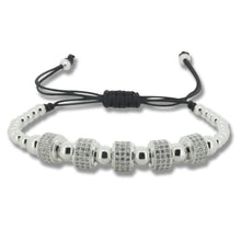 Load image into Gallery viewer, Bracelets 24K Gold Crystal Pave Setting Micro Zircon Macrame Bracelet