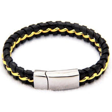 Load image into Gallery viewer, Bracelets Dark Knight Leather Bracelet