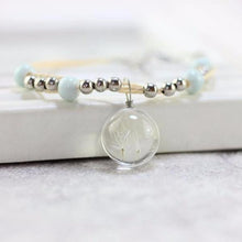 Load image into Gallery viewer, Bracelets Dried Flowers Glass Ball Ceramic Bracelets