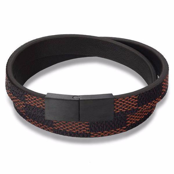 Bracelets Magnetic Genuine Leather Bracelet