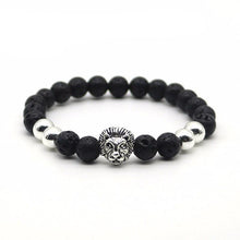 Load image into Gallery viewer, Bracelets Matte Onyx Natural Stone Lion Men's Bracelet