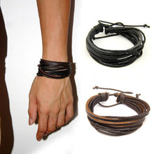 Load image into Gallery viewer, Bracelets Multilayer Unisex Leather Bracelet
