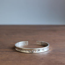Load image into Gallery viewer, Bracelets Om Mani Padme Hum Carved Tibetan Cuff Bangle Bracelet