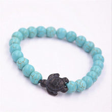 Load image into Gallery viewer, Bracelets Sea Turtle Lava Stone Bracelets
