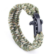 Load image into Gallery viewer, Bracelets Triple Braided Stainless Steel Paracord Bracelets