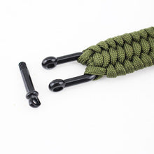 Load image into Gallery viewer, Bracelets Triple Braided Stainless Steel Paracord Bracelets