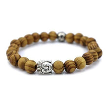 Load image into Gallery viewer, Bracelets Wood Beads Tibetan Buddha Prayer Bracelet
