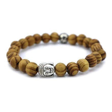 Load image into Gallery viewer, Bracelets Wood Beads Tibetan Buddha Prayer Bracelet