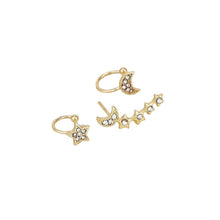 Load image into Gallery viewer, Earrings Moon &amp; Star Earring and Cuff Set
