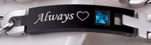 Load image into Gallery viewer, Bracelets 'Always' and 'Forever' Stainless Couples Bracelet