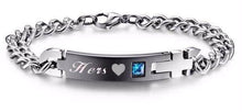 Load image into Gallery viewer, Bracelets 'His' and 'Hers' Stainless Couples Bracelet