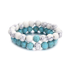 Load image into Gallery viewer, Bracelets Summer Style Natural Stone Beads Couple Distance Bracelets [Set of 2]
