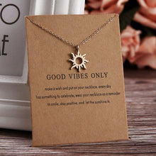 Load image into Gallery viewer, Necklaces Good Vibes Only Pendant Wish Necklace