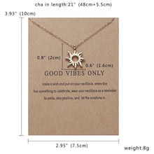 Load image into Gallery viewer, Necklaces Good Vibes Only Pendant Wish Necklace