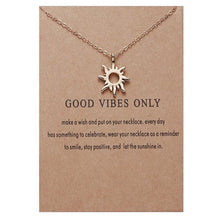 Load image into Gallery viewer, Necklaces Good Vibes Only Pendant Wish Necklace