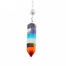 Load image into Gallery viewer, Necklaces Reiki Layered Stone Chakra Pendant Necklace