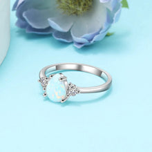 Load image into Gallery viewer, Rings Classic Teardrop Opal Sterling Silver Ring
