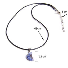 Load image into Gallery viewer, Necklaces Crescent Moon Shape Quartz Stone Choker Necklaces