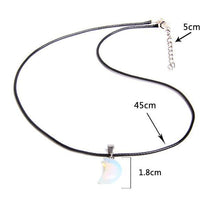 Load image into Gallery viewer, Necklaces Crescent Moon Shape Quartz Stone Choker Necklaces