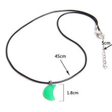 Load image into Gallery viewer, Necklaces Crescent Moon Shape Quartz Stone Choker Necklaces