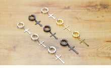 Load image into Gallery viewer, Earrings Punk Fake Piercing Ear Cuffs Crosses