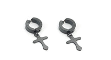 Load image into Gallery viewer, Earrings Punk Fake Piercing Ear Cuffs Crosses