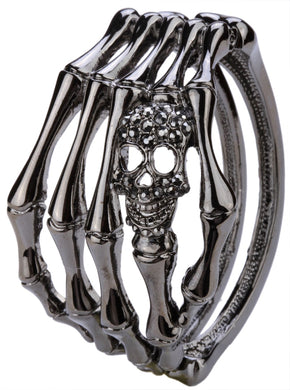 Bracelets Skull Skeleton Hand Bracelet Bangle