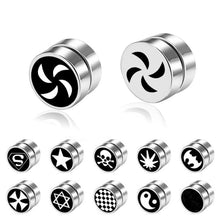 Load image into Gallery viewer, Earrings Rock Strong Magnet Ear Stud