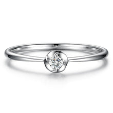 Load image into Gallery viewer, Rings 18K White Gold .05CT Diamond Ring
