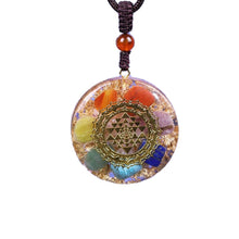 Load image into Gallery viewer, Necklaces Orgonite Pendant Chakra Reiki Healing Necklace Yoga Energy