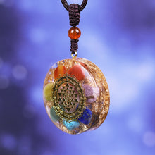 Load image into Gallery viewer, Necklaces Orgonite Pendant Chakra Reiki Healing Necklace Yoga Energy