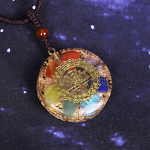 Load image into Gallery viewer, Necklaces Orgonite Pendant Chakra Reiki Healing Necklace Yoga Energy