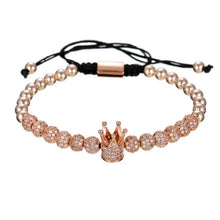 Load image into Gallery viewer, Bracelets 3Pcs/Set Bracelet Jewelry CZ Moon Crown Beads