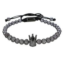 Load image into Gallery viewer, Bracelets 3Pcs/Set Bracelet Jewelry CZ Moon Crown Beads