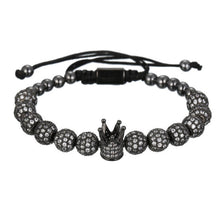 Load image into Gallery viewer, Bracelets 3Pcs/Set Bracelet Jewelry CZ Moon Crown Beads