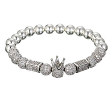 Load image into Gallery viewer, Bracelets 3Pcs/Set Bracelet Jewelry CZ Moon Crown Beads