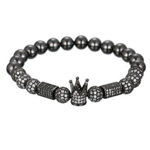 Load image into Gallery viewer, Bracelets 3Pcs/Set Bracelet Jewelry CZ Moon Crown Beads