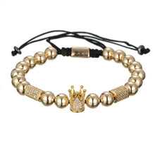 Load image into Gallery viewer, Bracelets 3Pcs/Set Bracelet Jewelry CZ Moon Crown Beads