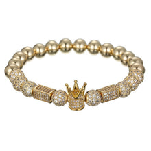 Load image into Gallery viewer, Bracelets 3Pcs/Set Bracelet Jewelry CZ Moon Crown Beads