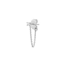 Load image into Gallery viewer, Earrings Hoop Chain Earrings with 925 Sterling Silver