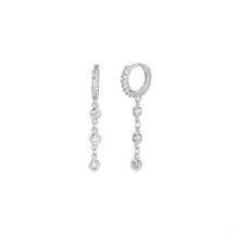 Load image into Gallery viewer, Earrings Hoop Chain Earrings with 925 Sterling Silver